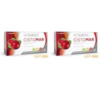 Cistomar Cápsulas de Arándano Rojo - Favorece el Bienestar del tracto Urinario - Con arándano rojo, fructooligosacáridos, Vitamina C, 30 cápsulas (Paquete de 2)