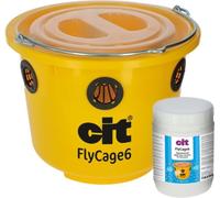 cit Trampa Moscas FlyCage6, Tapa, 6 Insertos, atrayente