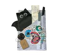 Cita a ciegas de bruja de Halloween con un libro, cita a ciegas de terror con un libro espeluznante, caja de Halloween misteriosa para lectura de biblioteca, lectura, agradecimiento al profesor