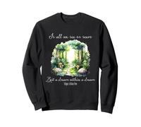 Cita artística de Edgar Allan PoE: «Sueño Dentro de un Bosque de sueños» Sudadera