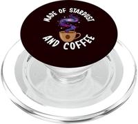Cita Cósmica de Polvo de Estrellas y Café PopSockets PopGrip para MagSafe