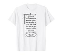 Cita Cristiana de William Tyndale sobre el Evangelio de Cristo Camiseta gráfica económica, Hombre, Blanco, M