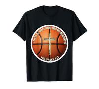 Cita Cristiana del versículo de la Biblia de Baloncesto Filipenses 4:13 Camiseta