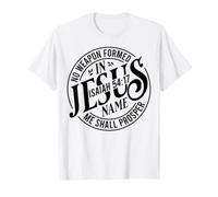 Cita Cristiana Dios No Weapon Formed In Jesus Will Prosper Camiseta