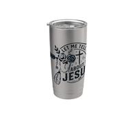 Cita cristiana Dios religioso Déjame contarte acerca de mi Jesús Vaso térmico de acero inoxidable de doble pared