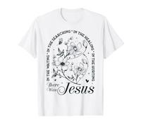 Cita Cristiana en la Espera Buscando Heaing era Jesús Camiseta gráfica económica, Hombre, Blanco, S