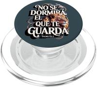 Cita Cristiana española con Arte de león - Mateo 5:5 PopSockets PopGrip para MagSafe
