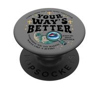 Cita Cristiana Jehová Jireh Señor Tu Camino es Mejor PopSockets PopGrip Adhesivo