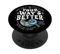 Cita Cristiana Jehová Jireh Señor Tu Camino es Mejor PopSockets PopGrip Adhesivo