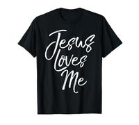 Cita cristiana linda para las mujeres Jesús me ama Camiseta