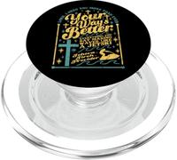 Cita Cristiana Lord Way's Better Bible Verse Jesus Faith PopSockets PopGrip para MagSafe