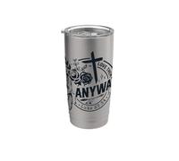 Cita Cristiana Religiosa Dios los ama de todos modos Fe Orar Vaso térmico de acero inoxidable de doble pared