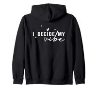 Cita de afirmación Positiva I Decide My Vibe Sudadera con Capucha