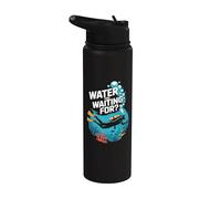 Cita de agua que esperas para bucear en el océano Stainless Steel Insulated Water Bottle