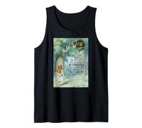 Cita de Alicia en el país de las maravillas y cheshire Cat Bonkers Camiseta sin Mangas