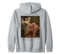 Cita de Amante de Lady Chatterly Love Knows no Class Romance Sudadera con Capucha