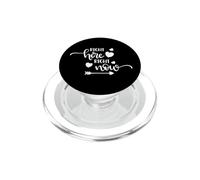 Cita de Amor con un corazón Lindo aquí y Ahora PopSockets PopGrip para MagSafe