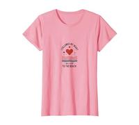 Cita de Amor de Verano «Seguí mi corazón hasta la Playa» Camiseta, Mujer, Rosado, XS