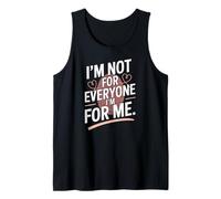 Cita de amor propio sin disculpas y segura Camiseta sin Mangas