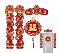 Cita de Año Nuevo, cita de primavera china, serpiente, magnética, viejo, Año Nuevo, decoración autoadhesiva para Año Nuevo