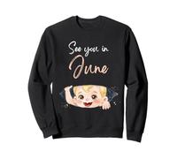 Cita de Anuncio de Embarazo de bebé para mamá a ser Junio Sudadera