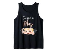 Cita de Anuncio de Embarazo para mamá a ser Mayo Camiseta sin Mangas