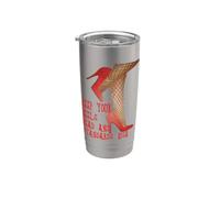 Cita de artista de Keep Your Heels Head and Standards High Drag Vaso térmico de acero inoxidable de doble pared