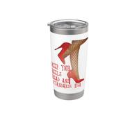 Cita de artista de Keep Your Heels Head and Standards High Drag Vaso térmico de acero inoxidable de doble pared