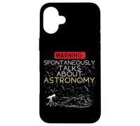 Cita de astrónomo Habla espontáneamente sobre astronomía Carcasa para iPhone 16 Plus