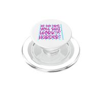 Cita de autosuficiencia Work Harder No One Owes You PopSockets PopGrip para MagSafe