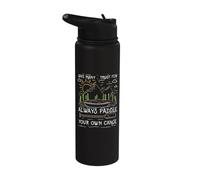 Cita de barco Love Many Trust Few Always Paddle Your Own Canoe Stainless Steel Insulated Water Bottle