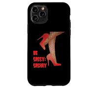 Cita de Be Sassy and Sashay Confident Red Stiletto Drag Artist Carcasa para iPhone 11 Pro