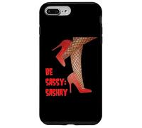 Cita de Be Sassy and Sashay Confident Red Stiletto Drag Artist Carcasa para iPhone 7 Plus/8 Plus