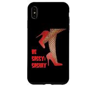 Cita de Be Sassy and Sashay Confident Red Stiletto Drag Artist Carcasa para iPhone XS Max