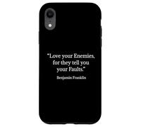 Cita de Benjamin Franklin: «Ama a Tus Enemigos» Carcasa para iPhone XR