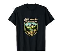 Cita de Bosque de Bicicleta para Camping Camiseta