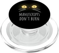 Cita de Bulgakov ¡Los manuscritos no se queman! PopSockets PopGrip para MagSafe
