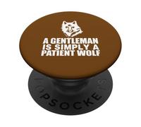 Cita de Caballero Lobo Motivacional Inspirador PopSockets PopGrip Adhesivo