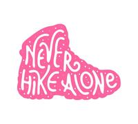 Cita de caminata y decir buenas noches Pegatinas de pared de vinilo 49.4x67cm Pegatinas para vidrio Rosa