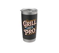 Cita de cocina al aire libre para entusiastas de la parrilla Grill Like A Pro Vaso térmico de acero inoxidable de doble pared