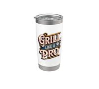Cita de cocina al aire libre para entusiastas de la parrilla Grill Like A Pro Vaso térmico de acero inoxidable de doble pared