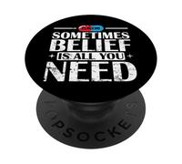 Cita de creencia placebo es todo lo que necesitas PopSockets PopGrip Adhesivo