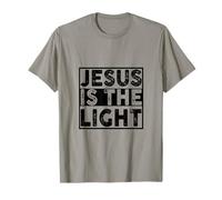 Cita de Cristianismo religioso Jesús es la luz Camiseta