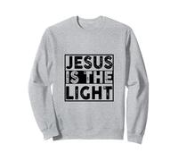 Cita de Cristianismo religioso Jesús es la luz Sudadera