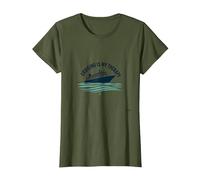 Cita de Crucero es mi Cita terapéutica para los Amantes de Las Vacaciones y una escapada al mar Camiseta, Mujer, Verde Oliva, XL
