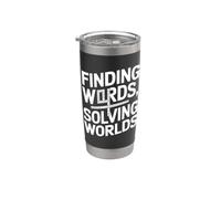 Cita de crucigramas - Encontrar palabras resolviendo mundos Vaso térmico de acero inoxidable de doble pared