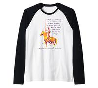 Cita de Don Quijote Camiseta Manga Raglan