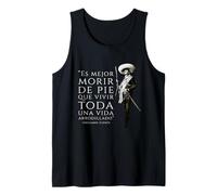 Cita de Emiliano Zapata "Es Mejor Morir de Pie" Camiseta sin Mangas