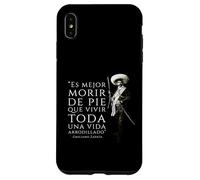 Cita de Emiliano Zapata "Es Mejor Morir de Pie" Carcasa para iPhone XS Max