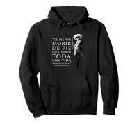 Cita de Emiliano Zapata "Es Mejor Morir de Pie" Sudadera con Capucha